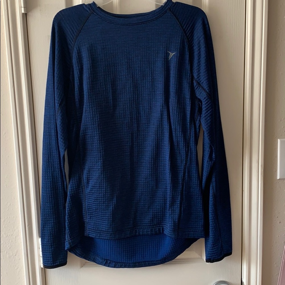 Oof Navy thermal fleece lined active long sleeve